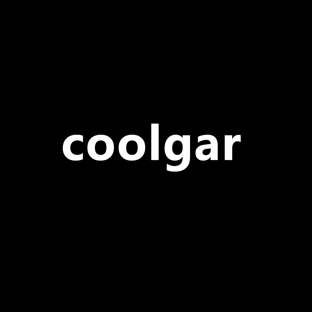 coolgar brand white words