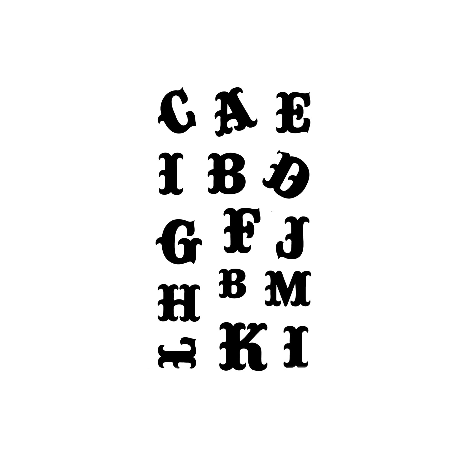 15 Letters DC-SHY-BB143