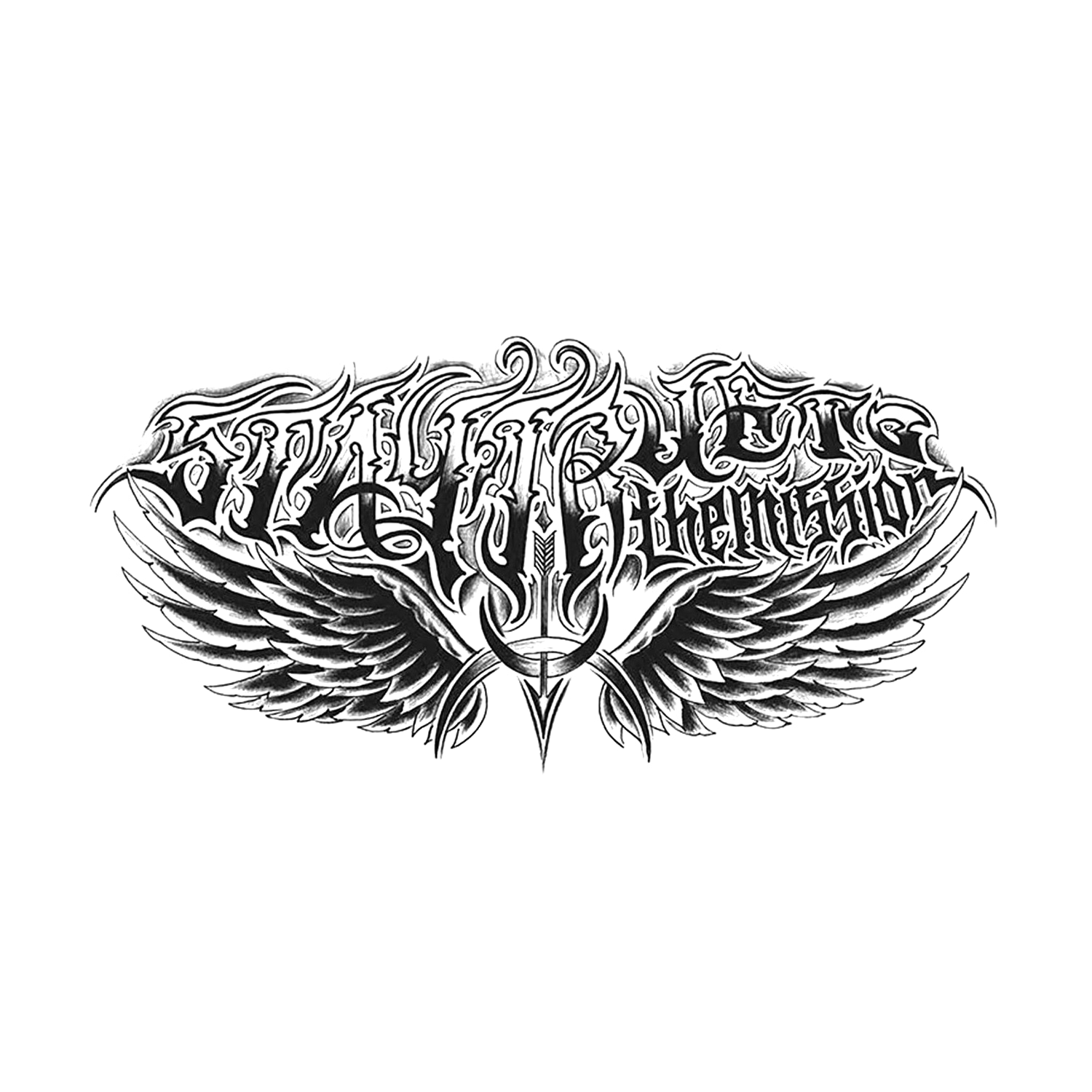 Wings English Phrase Bow And Arrow TH-GZXT-090