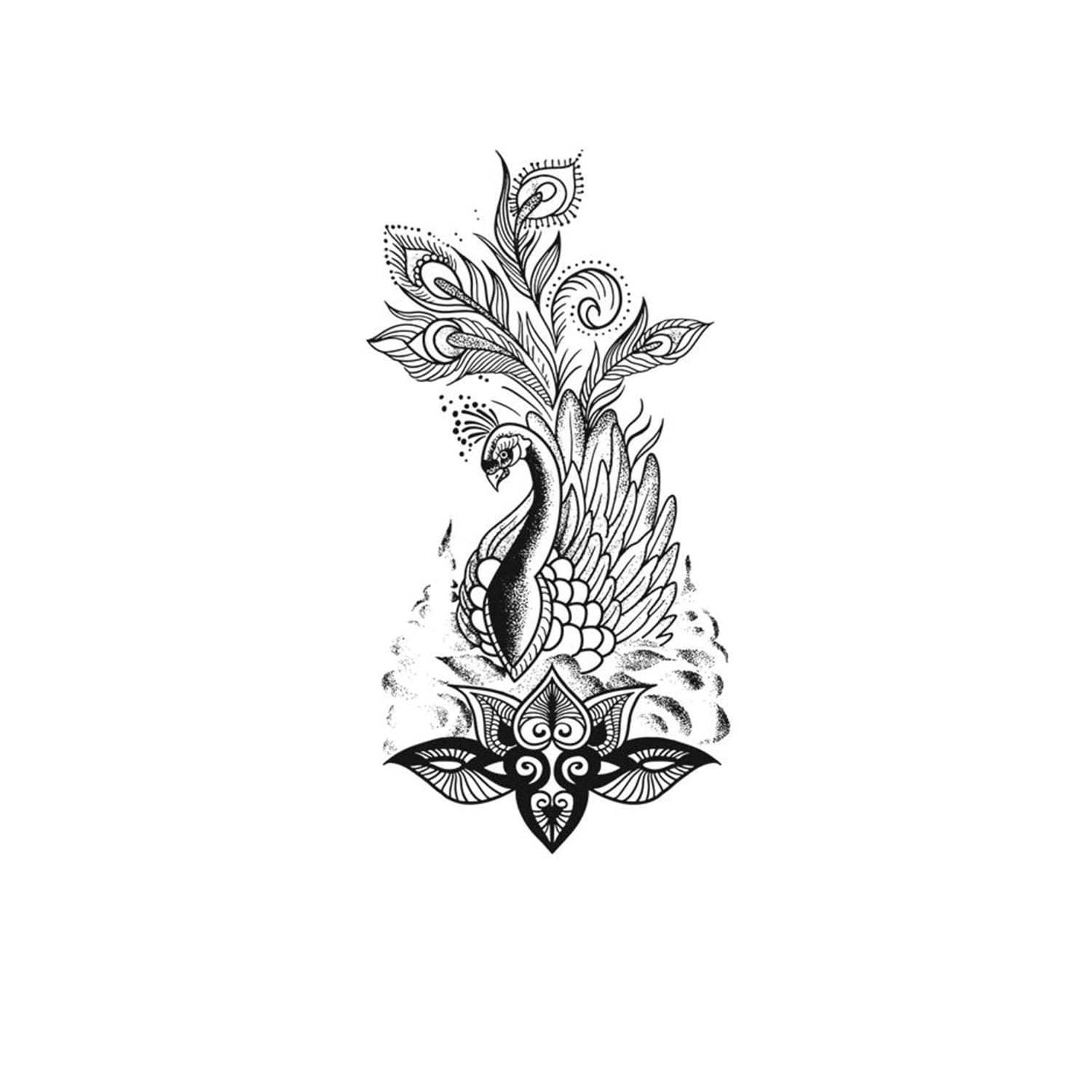 Peacock With Full Face - K29